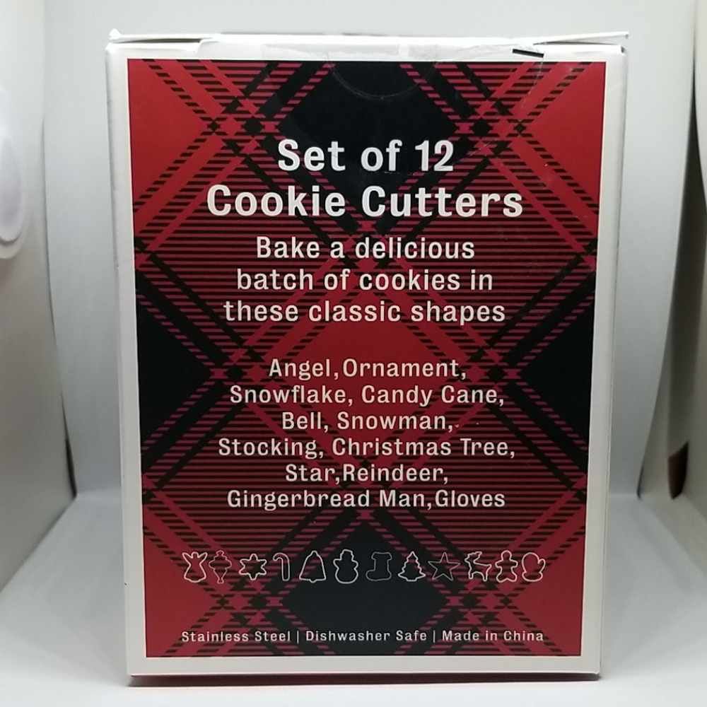 Xmas  - Christmas Set of 12 Cookie Cutters New! - Picture 2 of 5